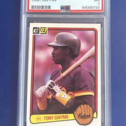 1983 Donruss Tony Gwynn Rookie Baseball Card Graded PSA 7