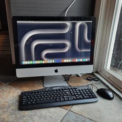 22" iMac Core i7 8GB RAM 256GB SSD w/ Logic Pro, Final Cut & Adobe Keyboard Included