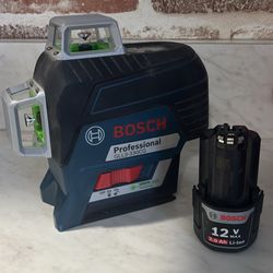 Bosch GLL3-330CG-RT 360-Degrees Connected Green-Beam Three-Plane Leveling and