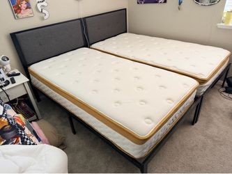x2 twin bed frames, 60 each or 100 for both