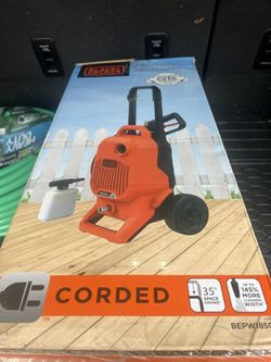 BLACK+DECKER Electric Pressure Washer - NEW