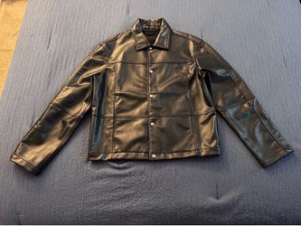 BRAND 🆕 🙀‼️Zara Leather Button Up Jacket For Men🔥