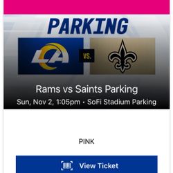 Tailgate Parking - Rams vs Saints - Pink Lot
