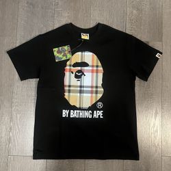 Bape X Burberry Black T-shirt 