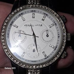 Kendall And Kylie Watch With Crushed Crystal Around The Band