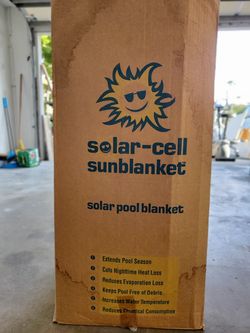 Solar pool blanket