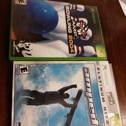 AMF Bowling 2004 - Original Xbox GameAmped: Freestyle Snowboarding (Microsoft Xbox, 360, 2001