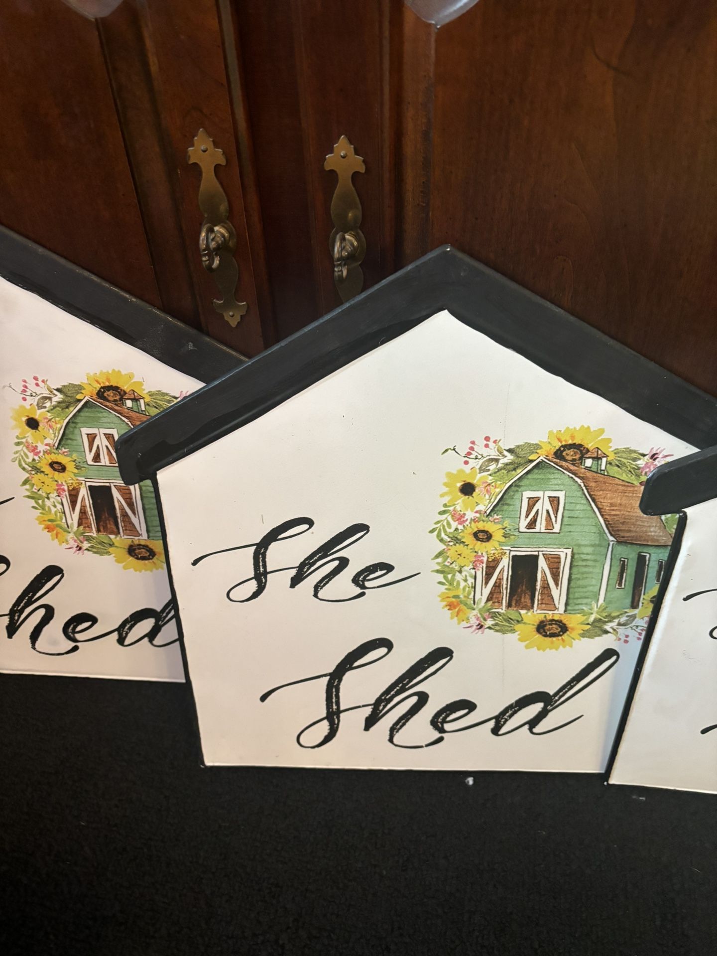Metal She Shed Signs