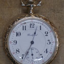 14kt yellow gold watch RockFord (cracked on a dial) 66.9 grams 886781-1