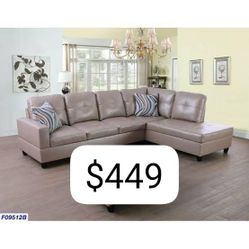 Brand new 3 pieces sectional couch in Original Box