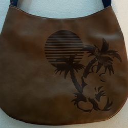 Genuine Leather Mickey Mouse Disney Crossbody Bag, Purse, Handbag