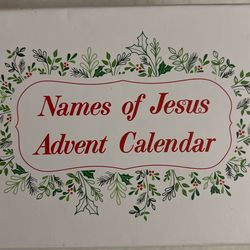 New Advent Calendar Names Of Jesus