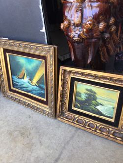 Oil paintings vintage