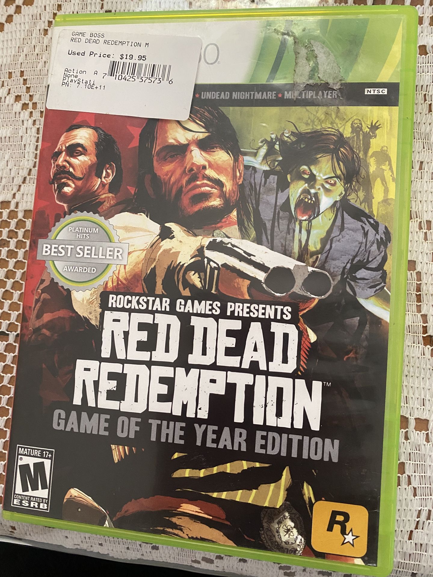 Red Dead Redemption Game Of The Year Edition Xbox 360