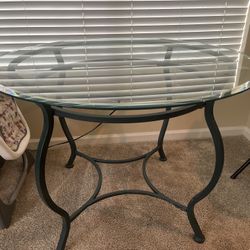 Glass Table & Tv Stand