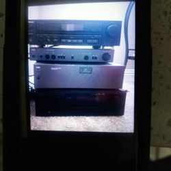 AMP,PREAMP,,RECEIVER AND TAPE DECK RECEIVER 