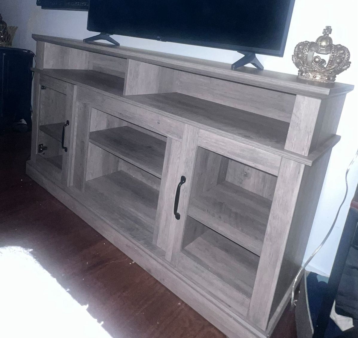 Media Console /  Entertainment Center in Gray
