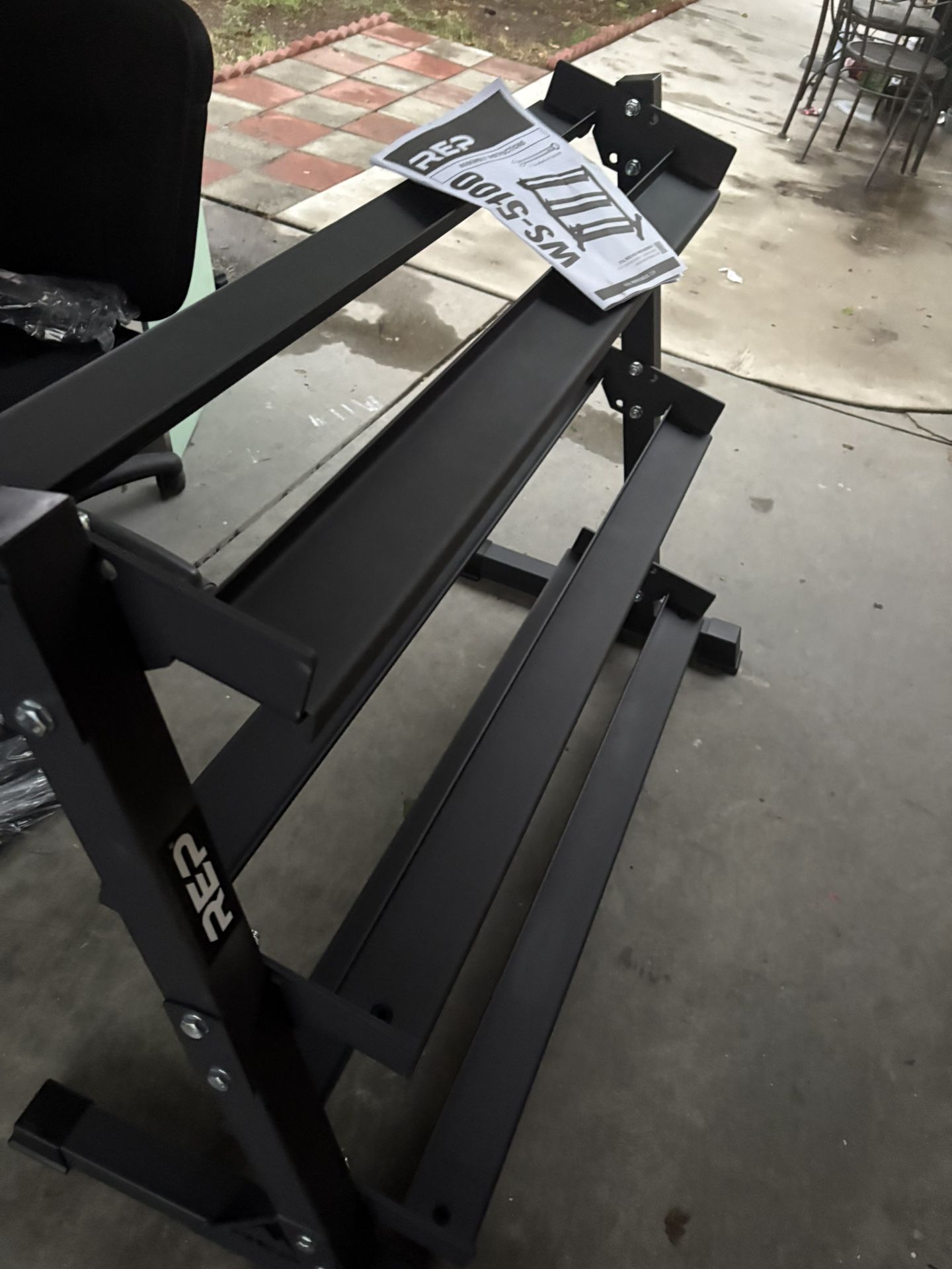 Rep Fitness Dumbbells Rack New Just Put It Together 