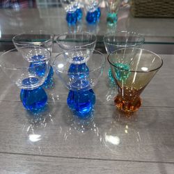 Baccarat Colorful Shot Glasses 