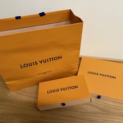 Louis Vuitton Paper Bag And Boxes 