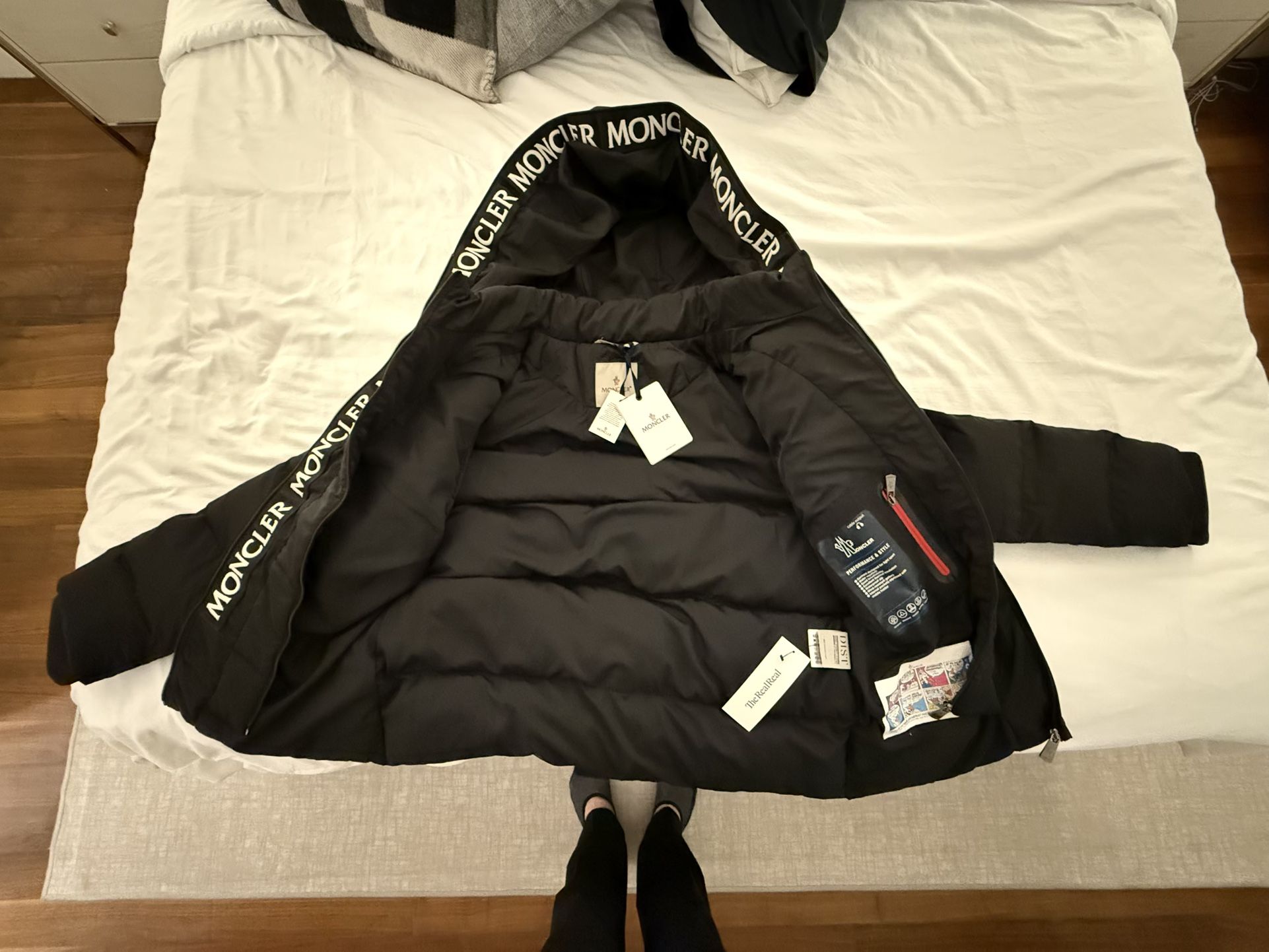 Moncler Men’s Winter Double Zip Puffer Jacket