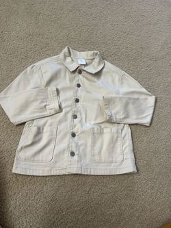 Girls beige jacket size 7