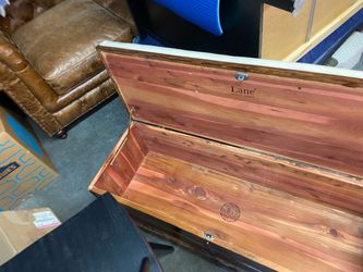 Solid Wood ottoman with storage