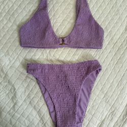 AILA BLUE PURPLE BIKINI SET Medium/Large