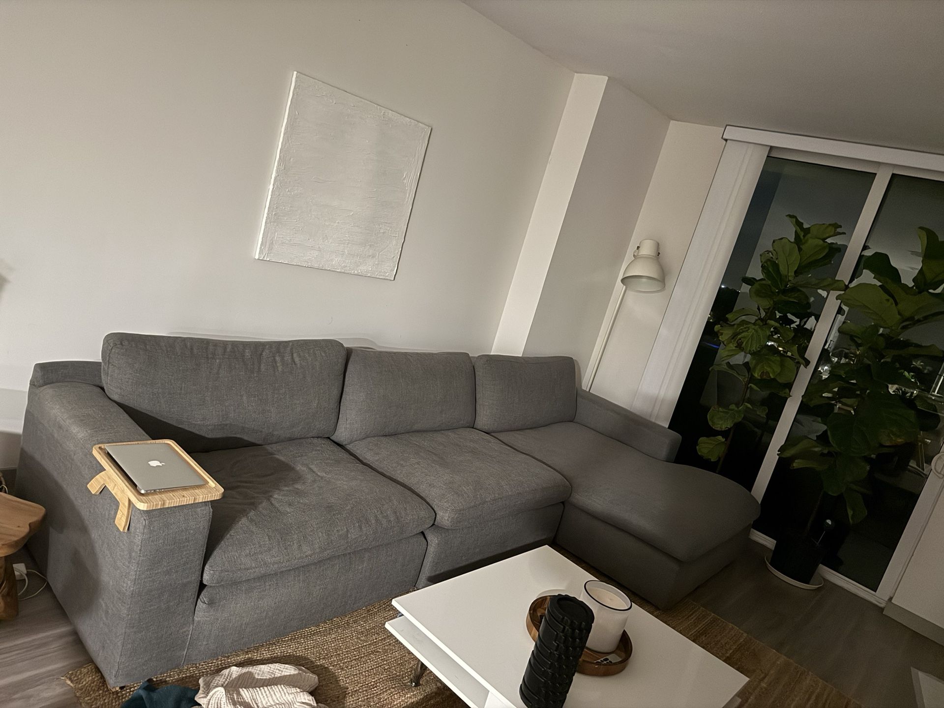 Elyza Smoke Cloud Sofa
