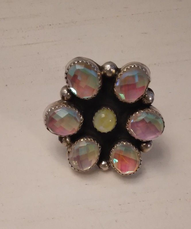 M&S CJ Butler Galaxy Opal Ring