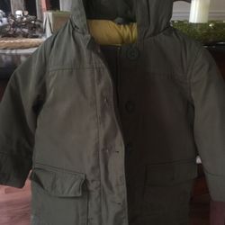 Baby gap 3t coat military green