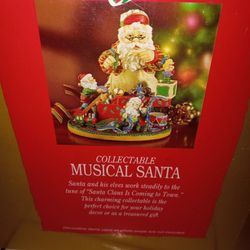 Musical Santa Music Box