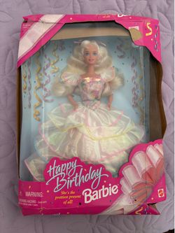 Vintage 1995 Happy Birthday Barbie Doll