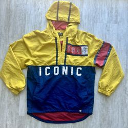 Rare Vintage Tommy Hilfiger Yellow/Red/Blue Windbreaker Jacket