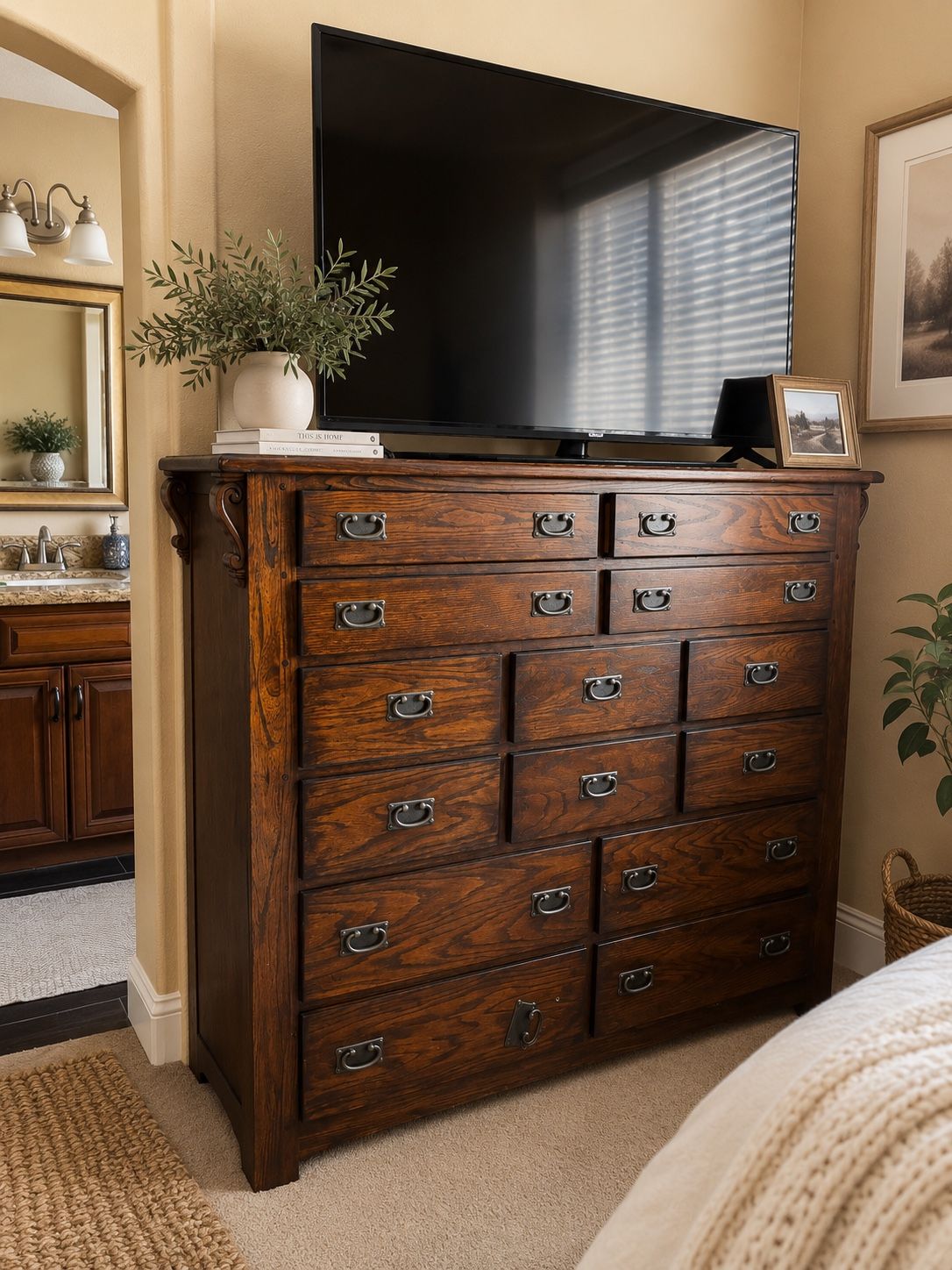 Solid Wood Rustic Dresser / Chest –MSRP $599