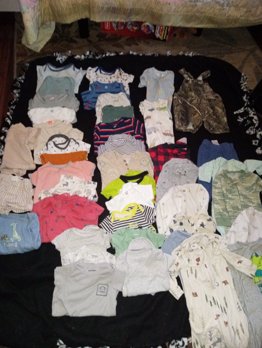 Baby Boy Clothes O-9 Mths Some 12 Mths