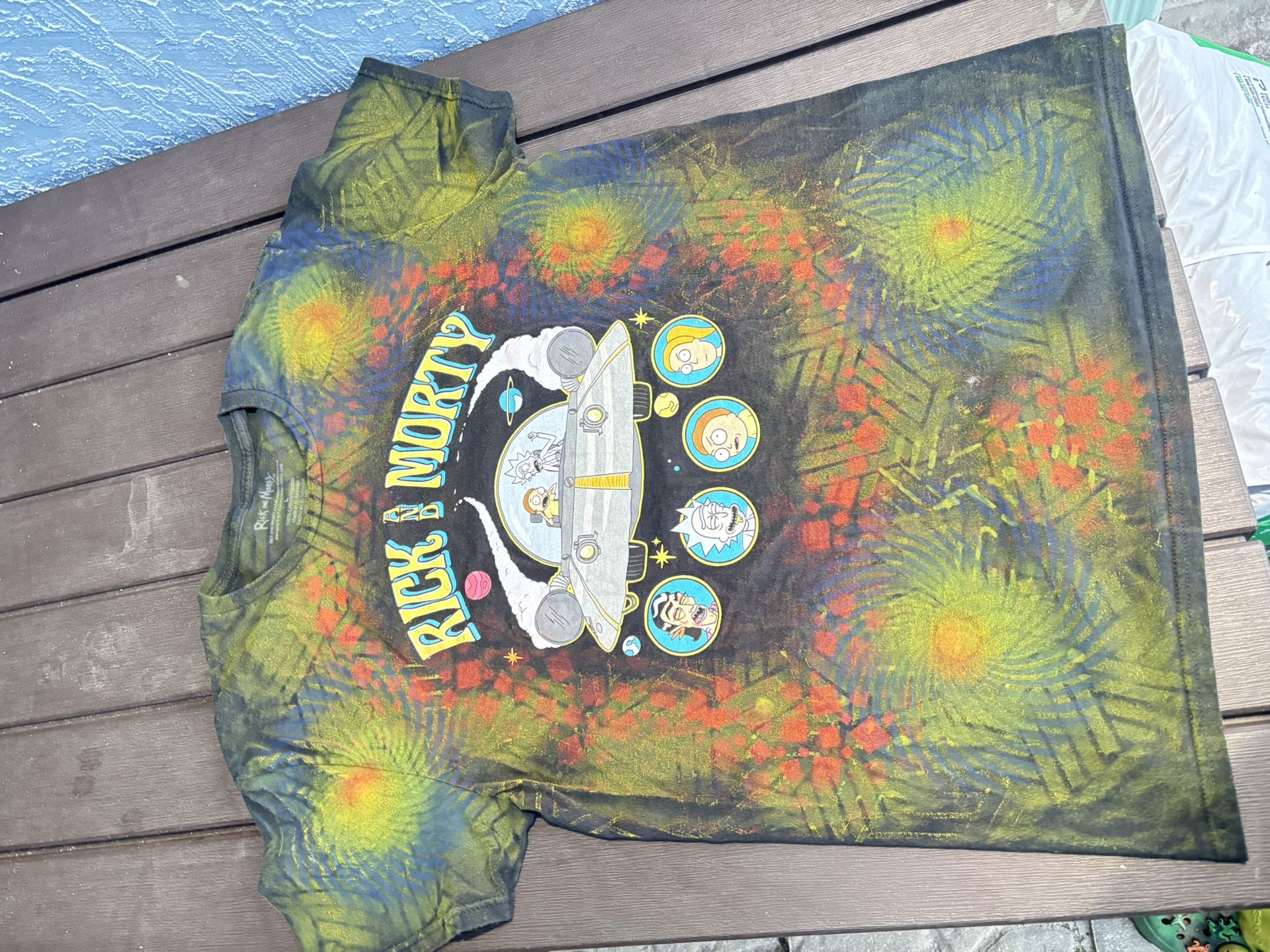 Trippy Rick And Morty Tshirt