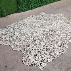 real cowhide rug 6ft x 6ft