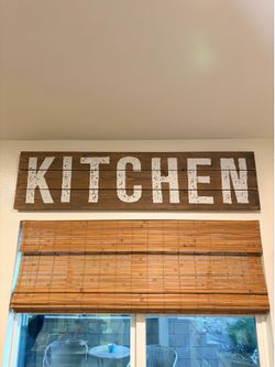 Kitchen sign
