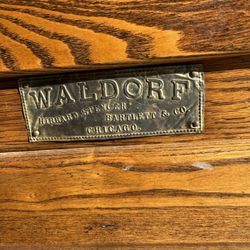 Old 1900’s Vintage Icebox. Antique 
