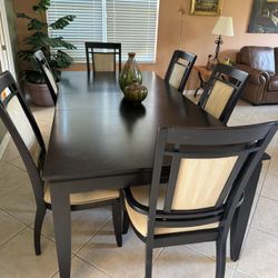 Dining  Set Table With 6 Chairs 