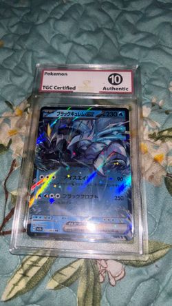 Black Kyurem EX Pokemon Card Graded 10
