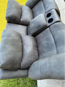 Reclining sofa $300