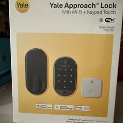 Yale Approach Lock with Wi-Fi and Keypad Touch - Black Suede