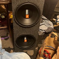 Two 12 ‘ Jbl Speakers  