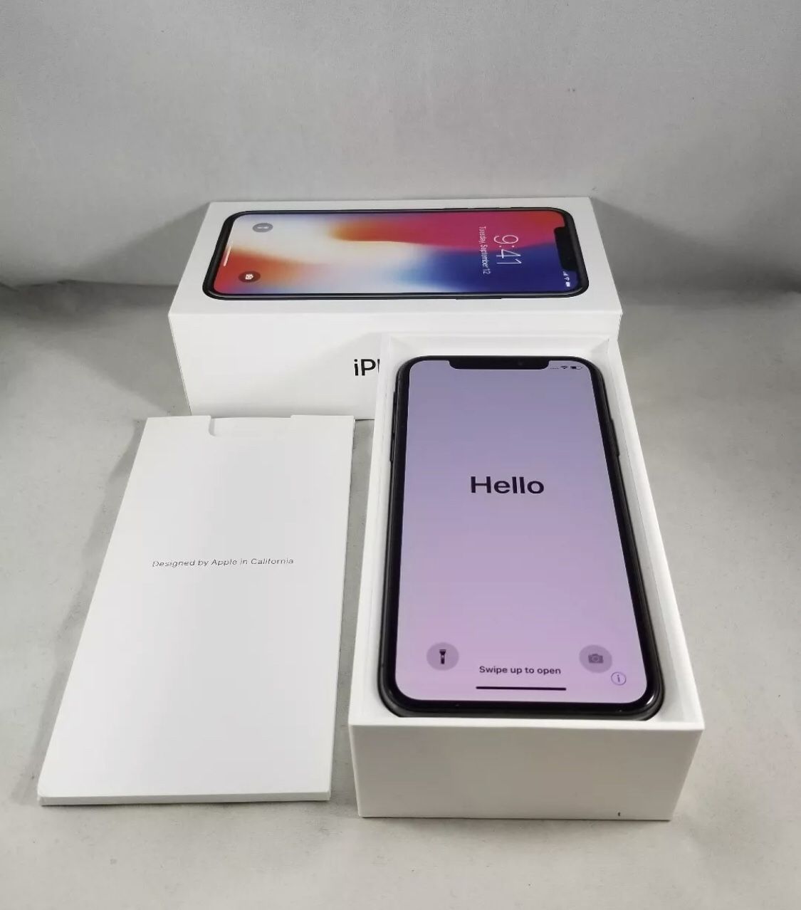 iPhone X space gray 256 gb mint condition