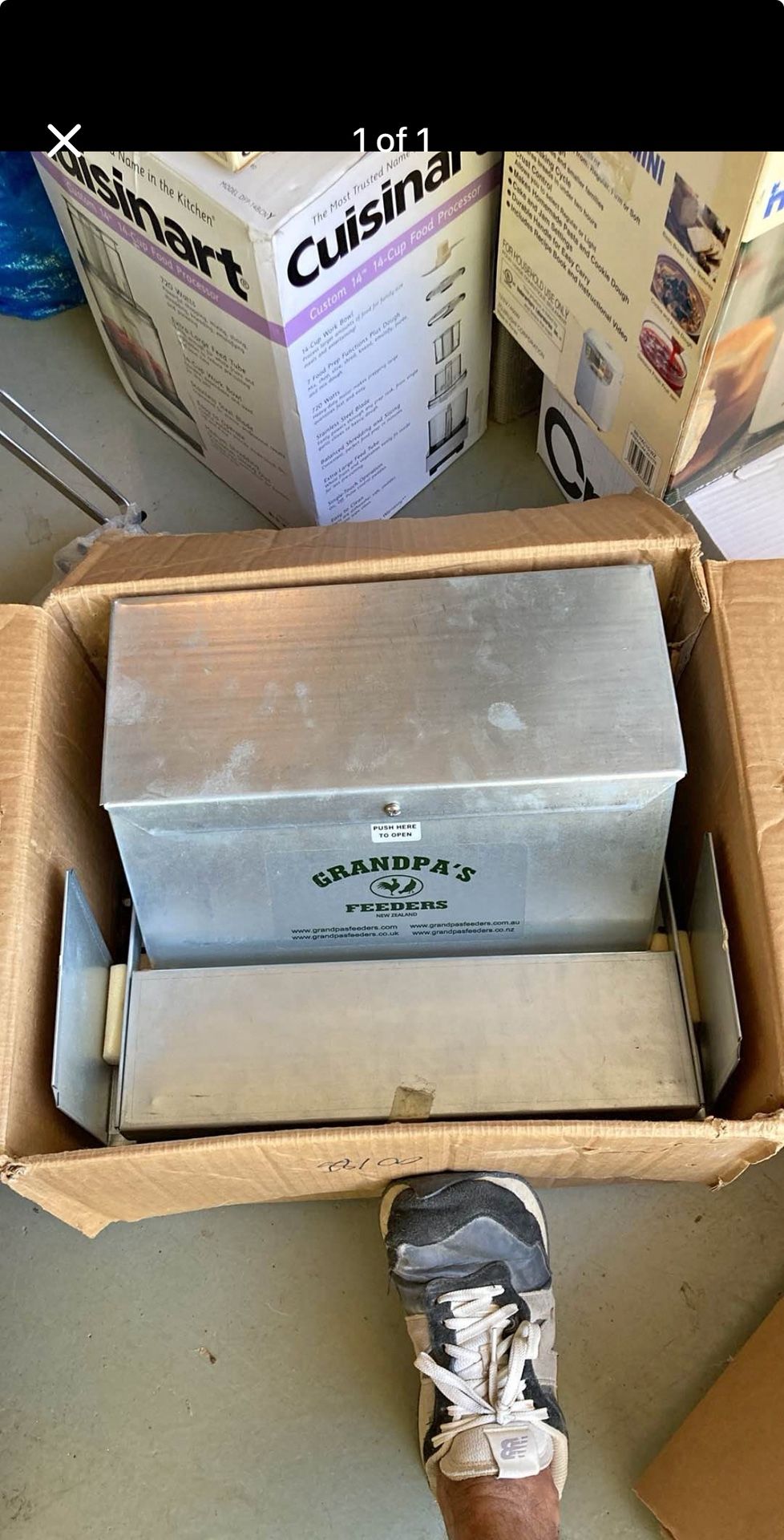 Grandpa Feeder For Chickens 
