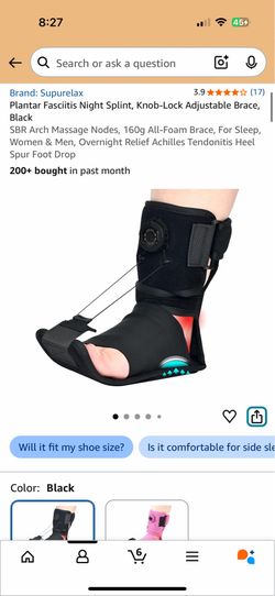 Supurelax Plantar Fasciitis Night Splint – Brand New