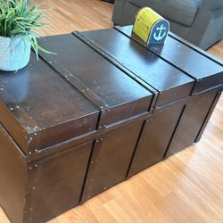 Storage Coffee Table And Chest