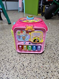 VTech Sort and Discover Activity Cube, Learning Toy for Baby Toddler